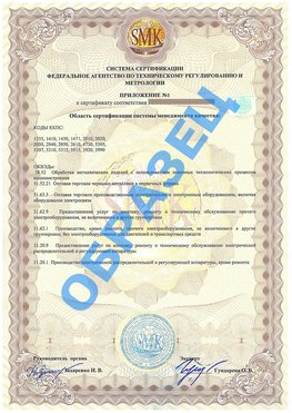 Приложение 1 Протвино Сертификат ГОСТ РВ 0015-002